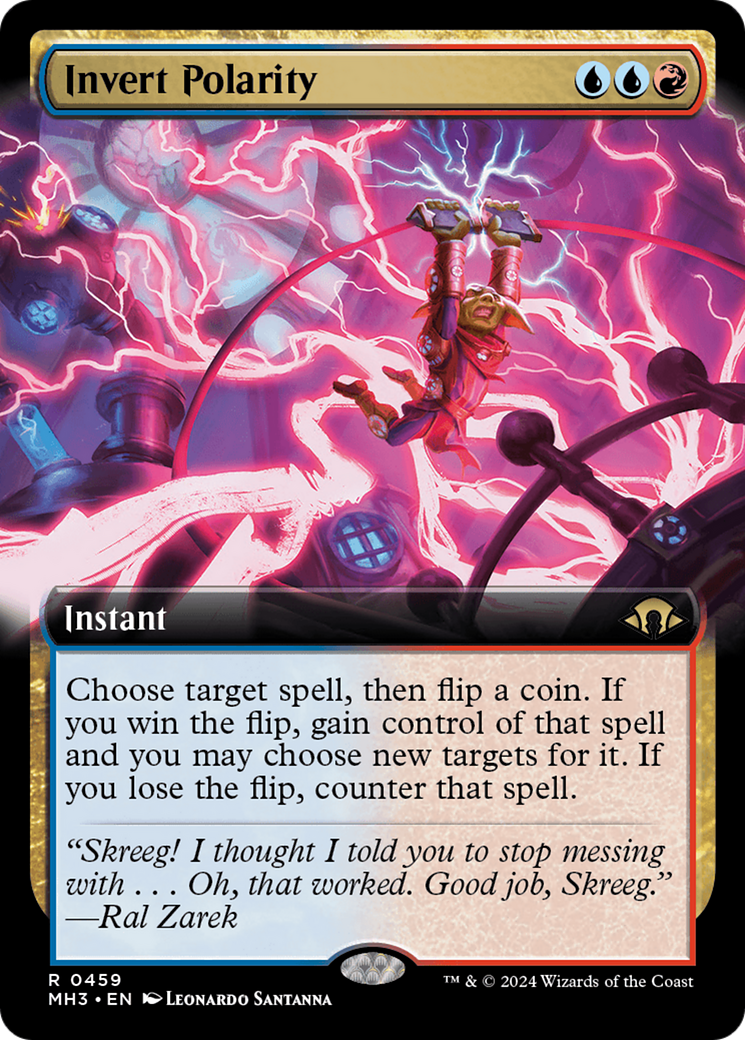 Invert Polarity (MH3-459) [Modern Horizons 3]: (Extended Art)