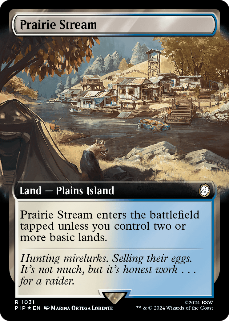 Prairie Stream (Extended Art) (Surge Foil) (PIP-1031) [Fallout] Foil