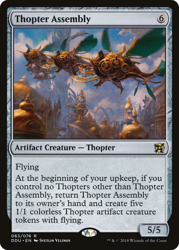 Thopter Assembly (DDU-063) [Duel Decks: Elves vs. Inventors]