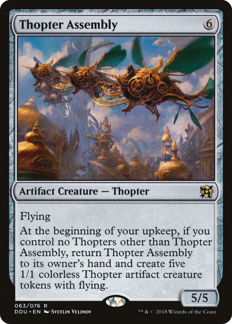 Thopter Assembly (DDU-063) [Duel Decks: Elves vs. Inventors]