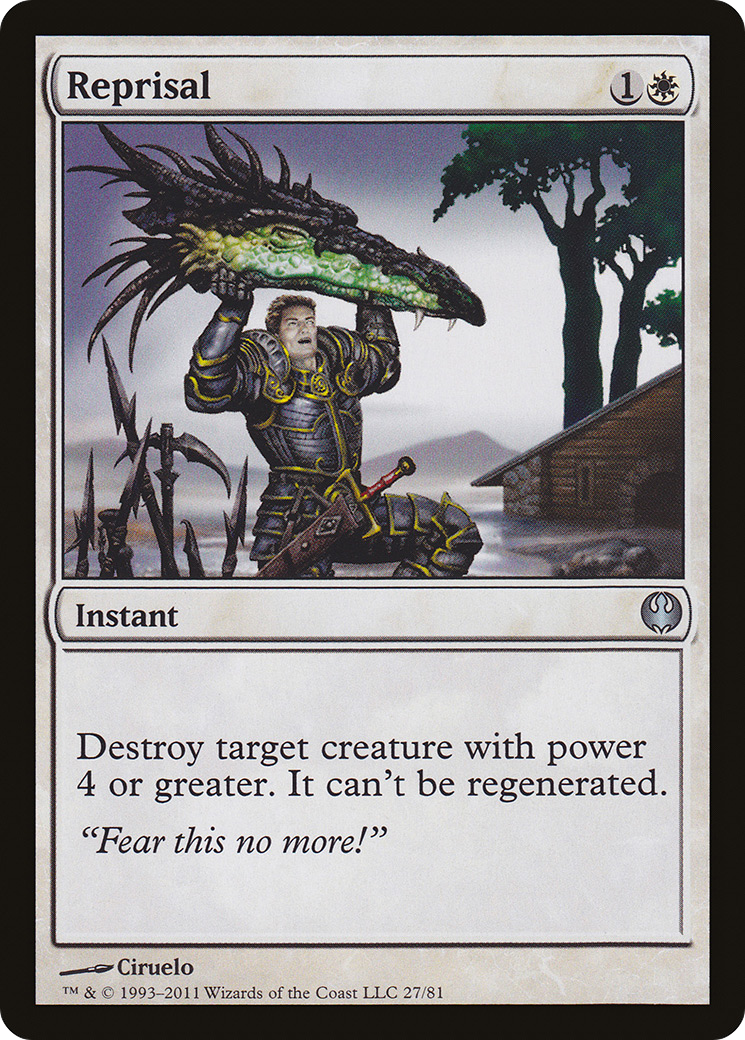 Reprisal (DDG-027) [Duel Decks: Knights vs. Dragons]