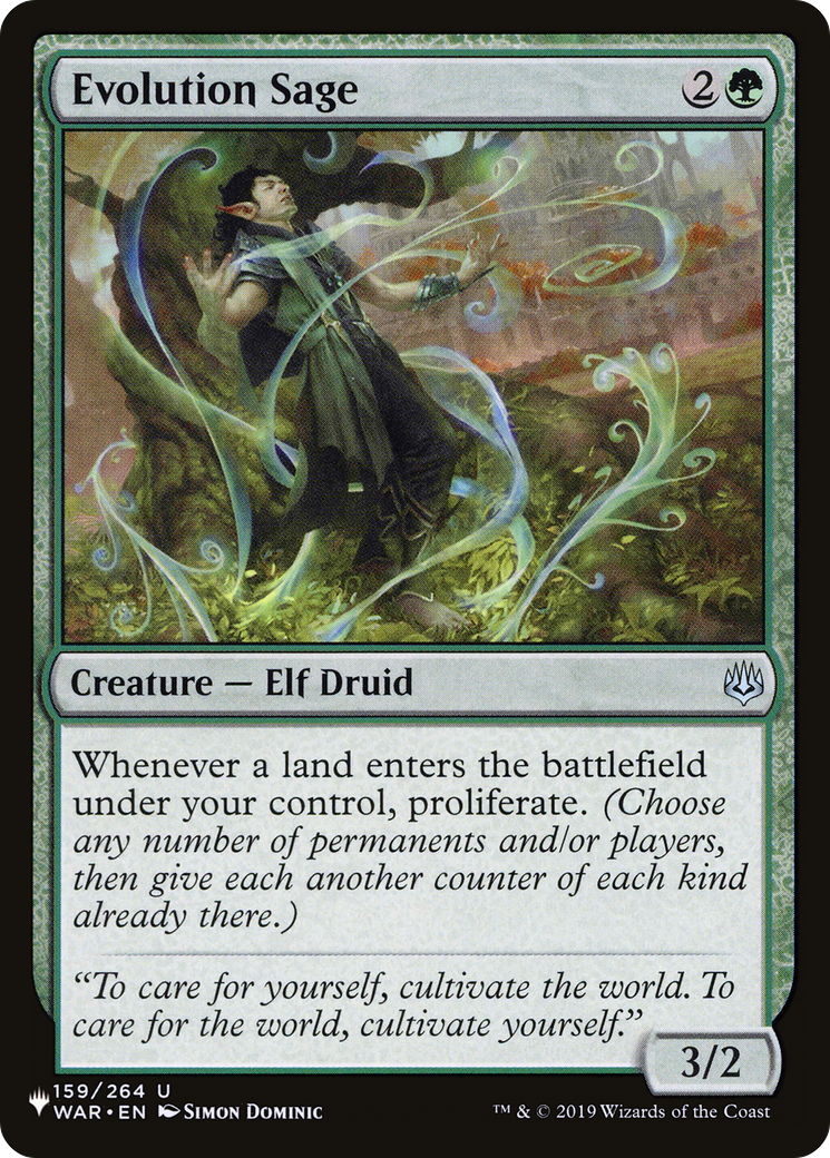 Evolution Sage (LIST-WAR-159) [The List]