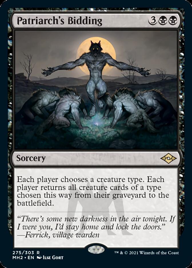 Patriarch's Bidding (MH2-275) [Modern Horizons 2] Foil