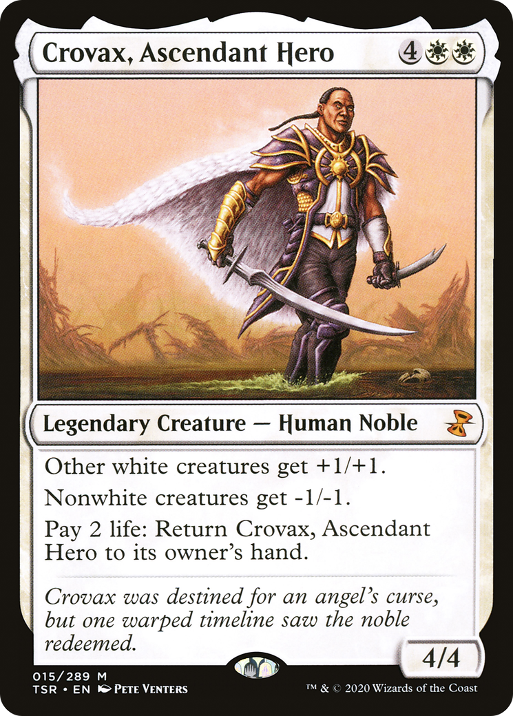 Crovax, Ascendant Hero (TSR-015) [Time Spiral Remastered] Foil