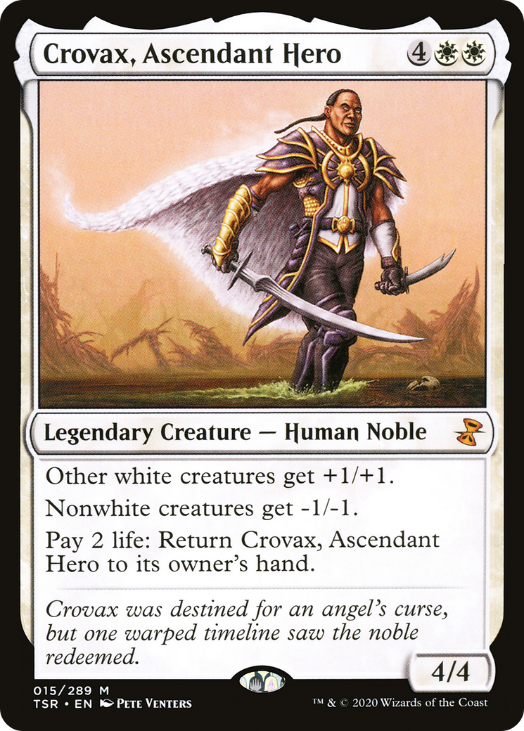 Crovax, Ascendant Hero (TSR-015) [Time Spiral Remastered]