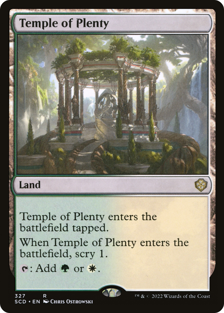 Temple of Plenty (SCD-327) [Starter Commander Decks]