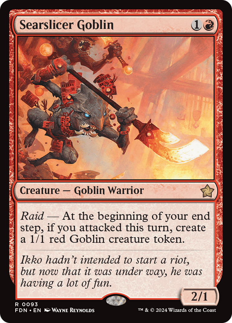 Searslicer Goblin (FDN-093) [Foundations]