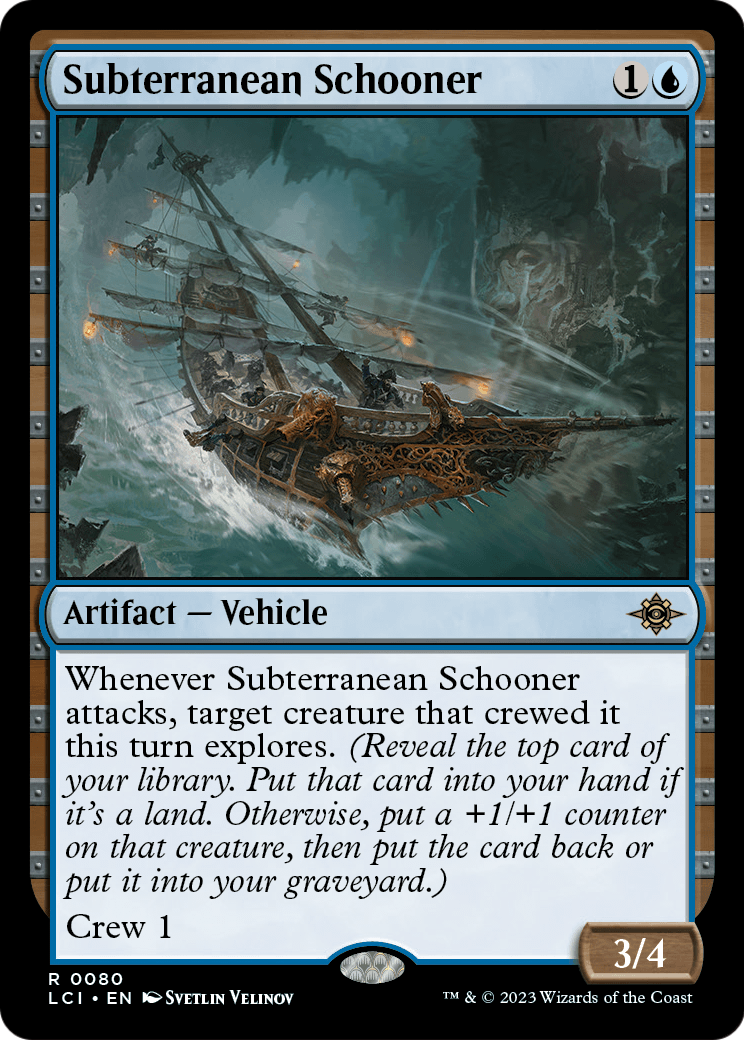 Subterranean Schooner (LCI-080) [The Lost Caverns of Ixalan] Foil
