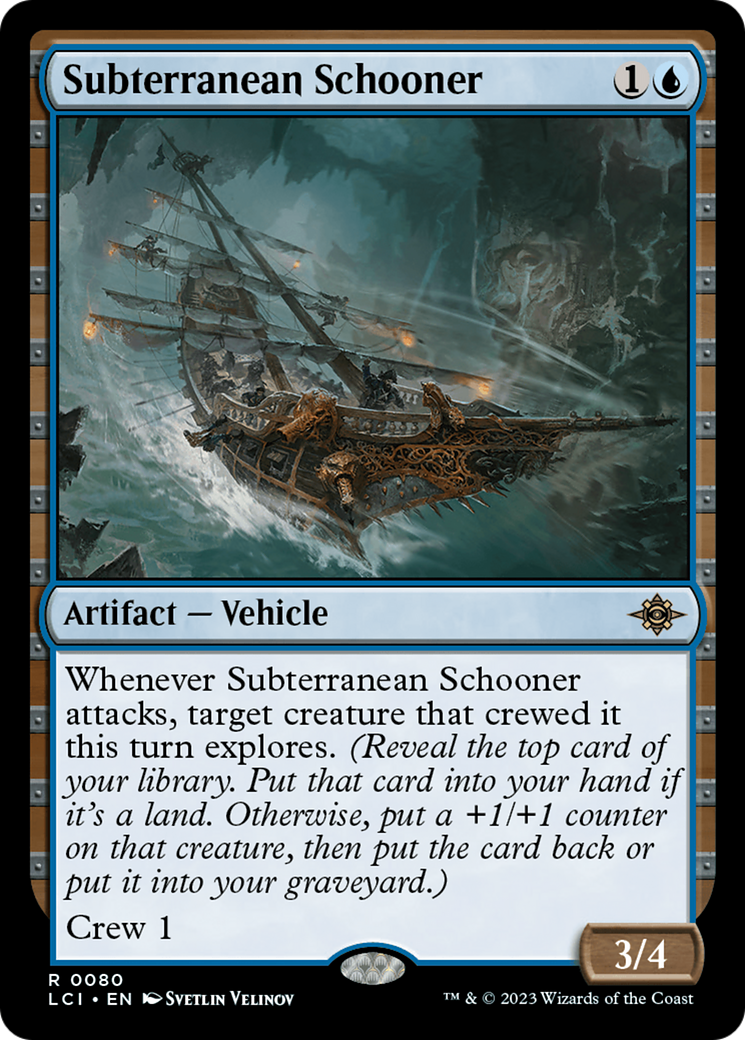 Subterranean Schooner (LCI-080) [The Lost Caverns of Ixalan] Foil