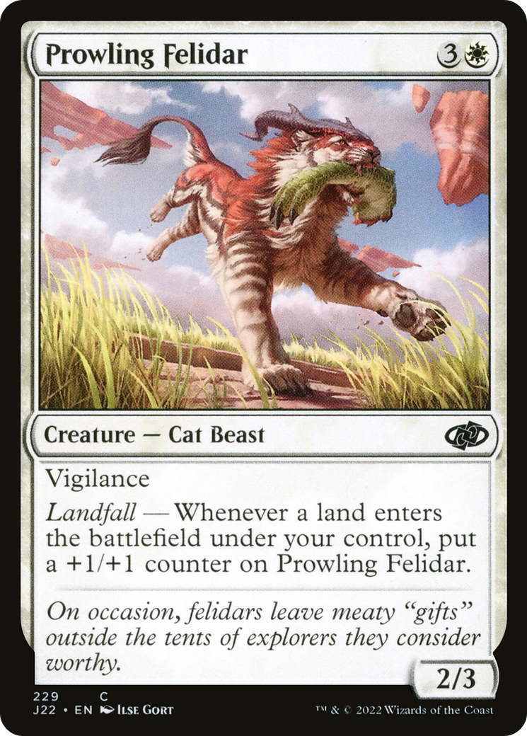 Prowling Felidar (J22-229) [Jumpstart 2022]