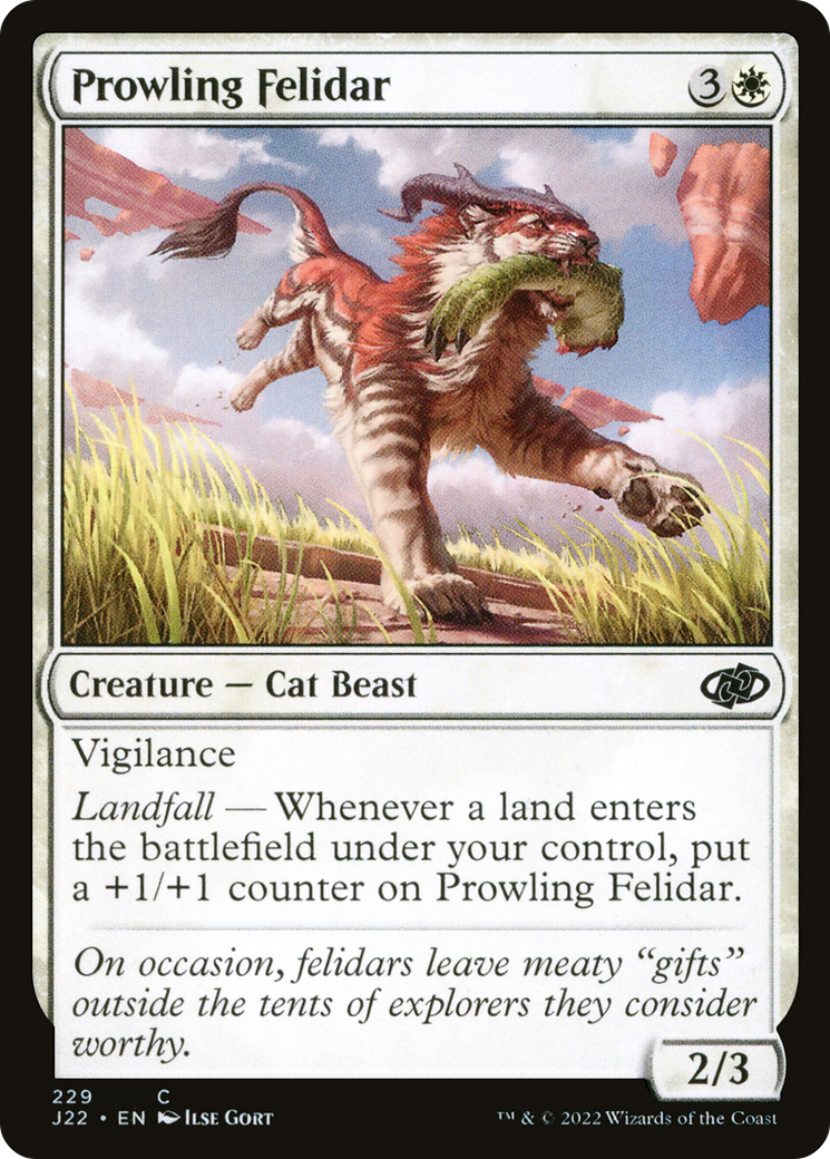 Prowling Felidar (J22-229) [Jumpstart 2022]