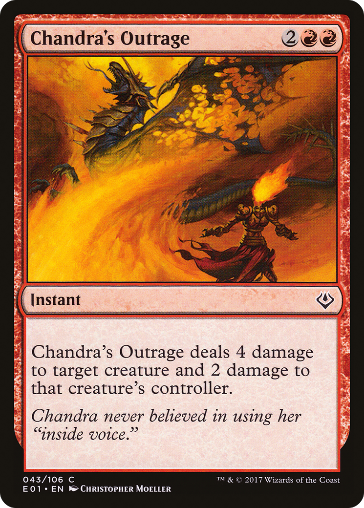 Chandra's Outrage (AC2-043) [Archenemy: Nicol Bolas]