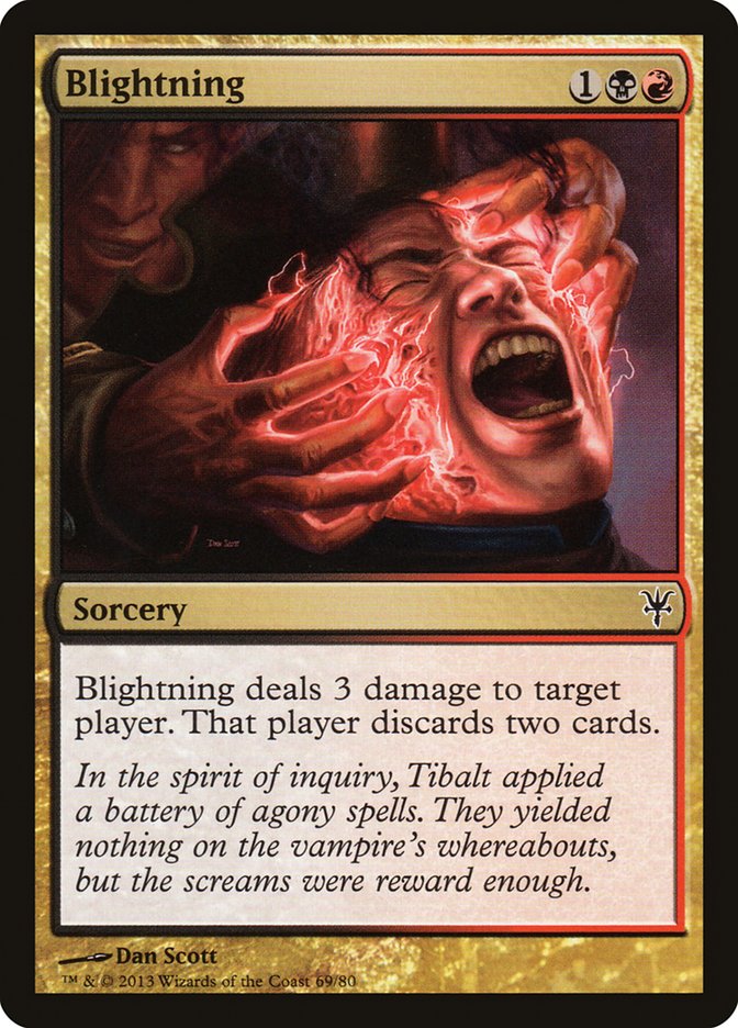 Blightning (DDK-069) [Duel Decks: Sorin vs. Tibalt]