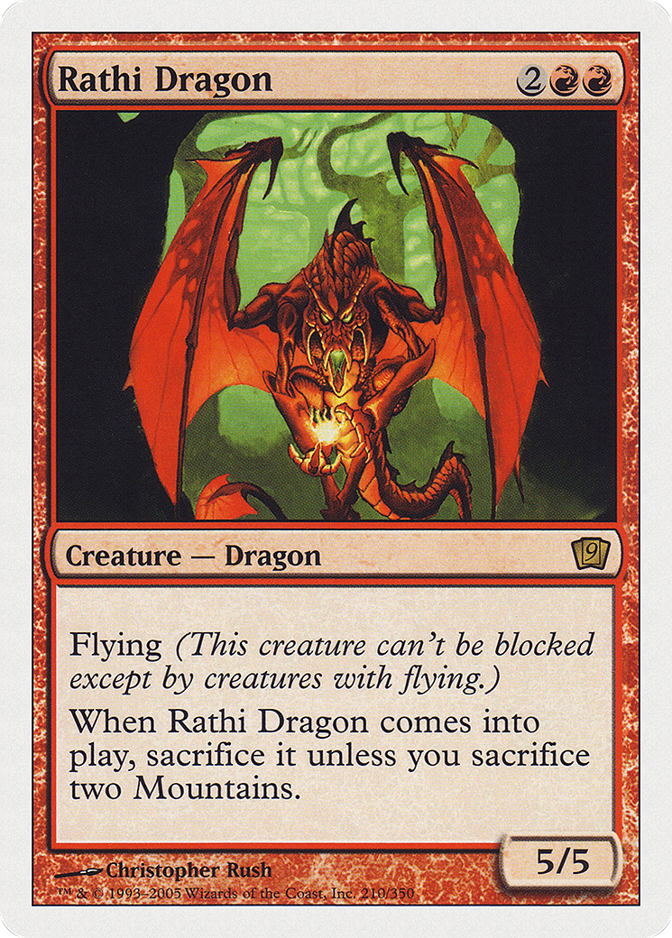 Rathi Dragon (9ED-210) [9th Edition]