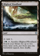 Blighted Woodland (CLB-881) [Commander Legends: Battle for Baldur's Gate]