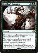 Rishkar's Expertise (PRE-123S) [Aether Revolt Promos] Foil