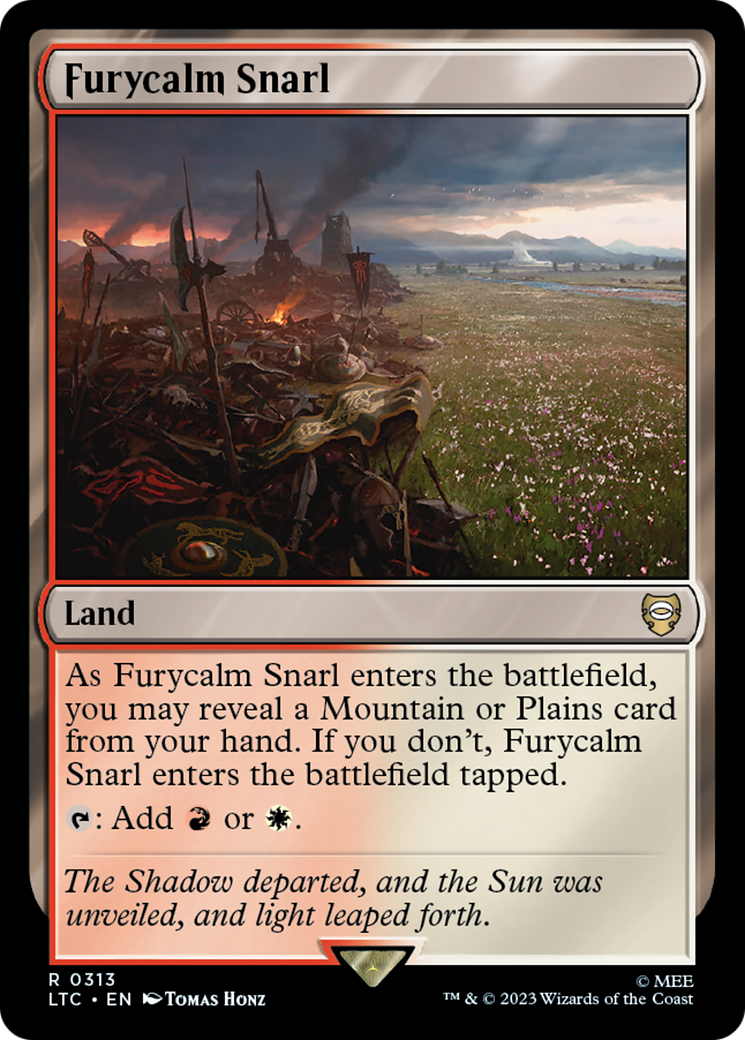 Furycalm Snarl (LTC-313) [Tales of Middle-earth Commander]