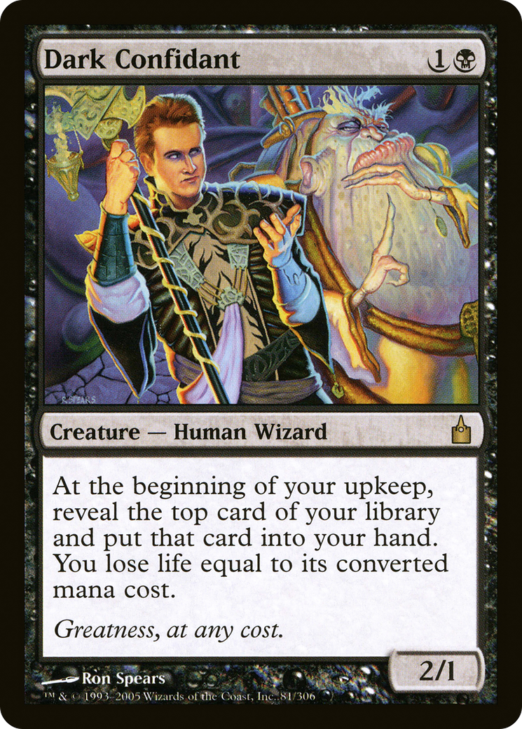 Dark Confidant (RAV-081) [Ravnica: City of Guilds] Foil