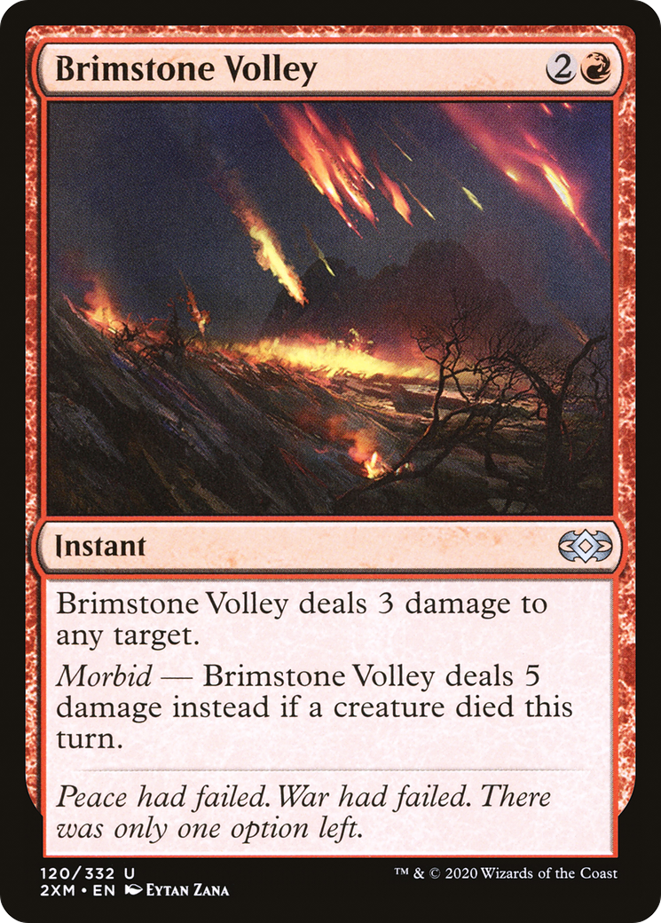 Brimstone Volley (2XM-120) [Double Masters] Foil