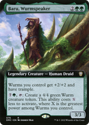 Baru, Wurmspeaker (Extended Art) (DMC-076) [Dominaria United Commander]