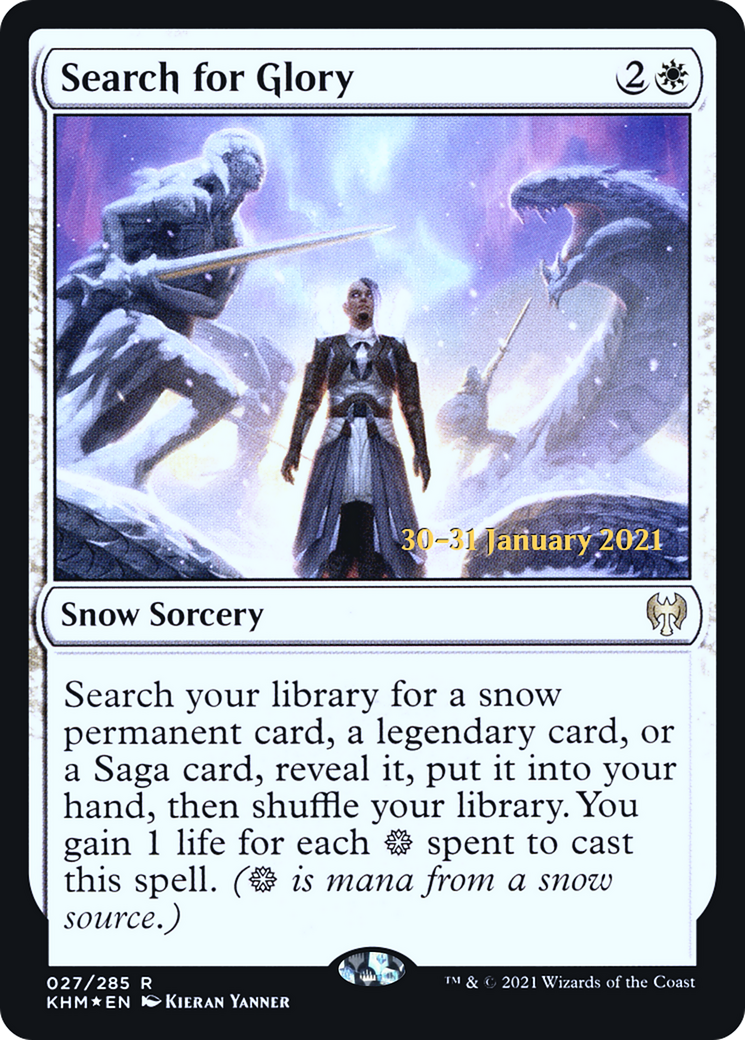 Search for Glory (PRE-27S) [Kaldheim Promos] Foil