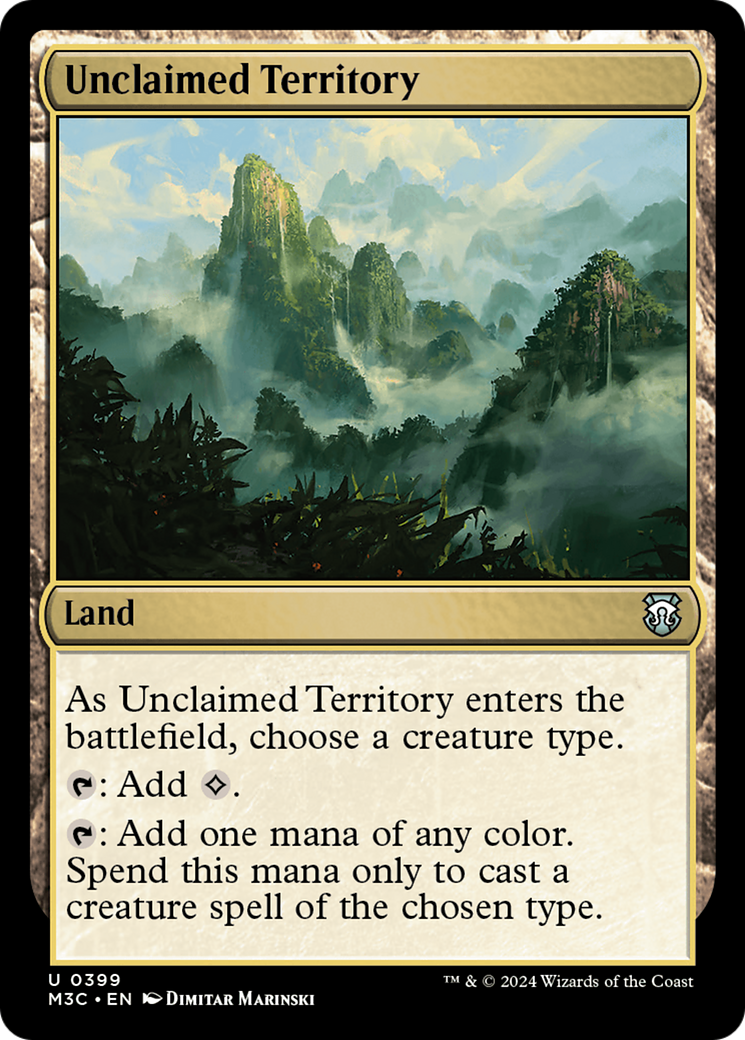 Unclaimed Territory (M3C-399) [Modern Horizons 3 Commander]
