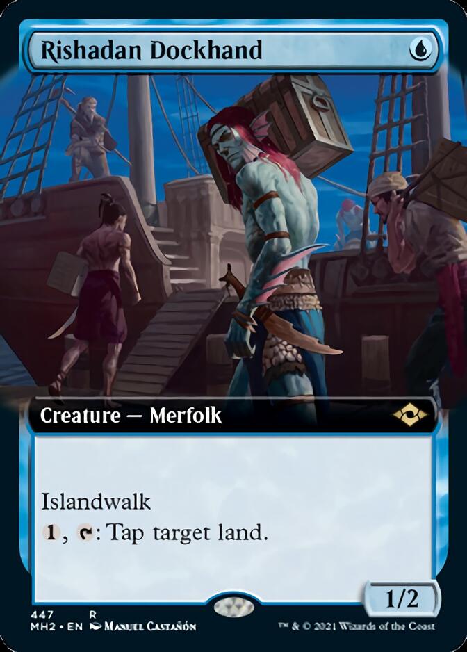 Rishadan Dockhand (MH2-447) [Modern Horizons 2]: (Extended Art) Foil
