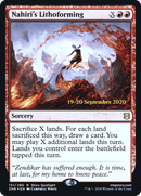 Nahiri's Lithoforming (PRE-151S) [Zendikar Rising Promos] Foil