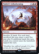 Nahiri's Lithoforming (PRE-151S) [Zendikar Rising Promos] Foil