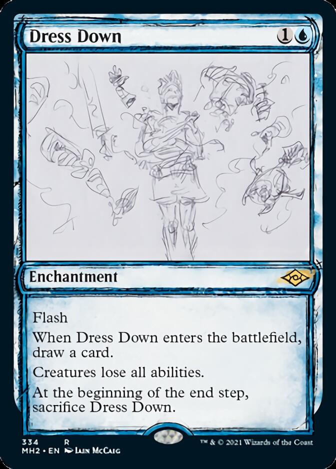 Dress Down (MH2-334) [Modern Horizons 2]: (Showcase) Foil
