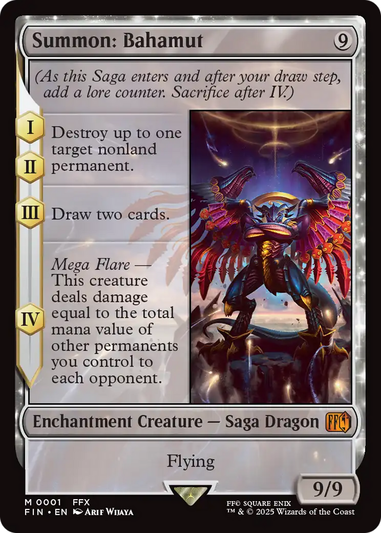 Summon: Bahamut (FIN-001) [FINAL FANTASY] Foil