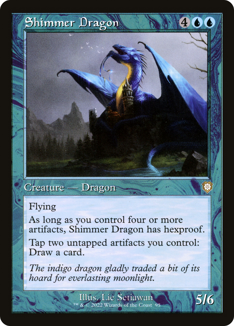 Shimmer Dragon (BRC-095) [The Brothers' War Commander]