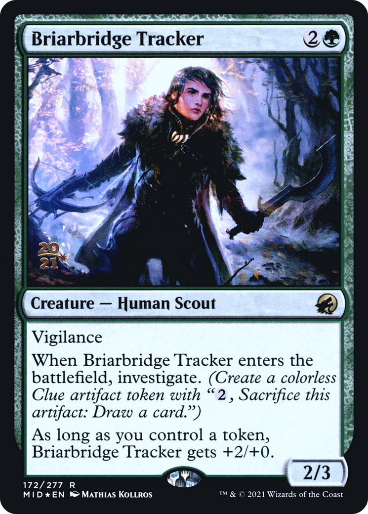 Briarbridge Tracker (PRE-172S) [Innistrad: Midnight Hunt Promos] Foil