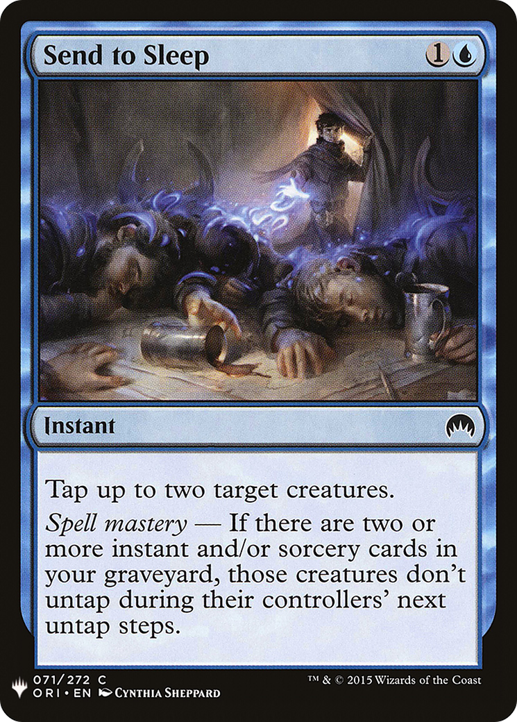 Send to Sleep (LIST-ORI-71) [The List]