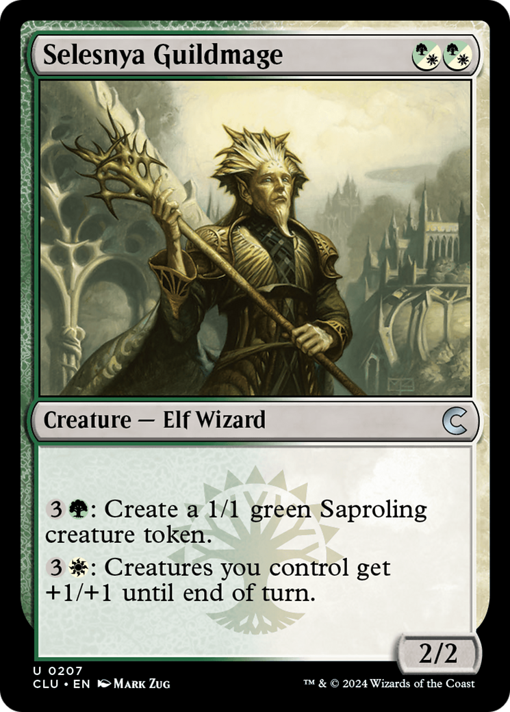 Selesnya Guildmage (CLU-207) [Ravnica: Clue Edition]