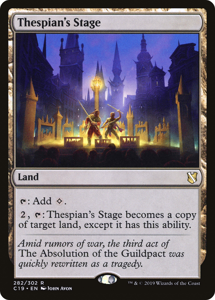 Thespian's Stage (C19-282) [Commander 2019]