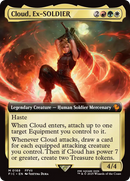 Cloud, Ex-SOLDIER (Extended Art) (FIC-168) [Commander: FINAL FANTASY]: (Extended Art) Foil