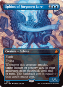 Sphinx of Forgotten Lore (FDN-314) [Foundations] (Borderless) Foil