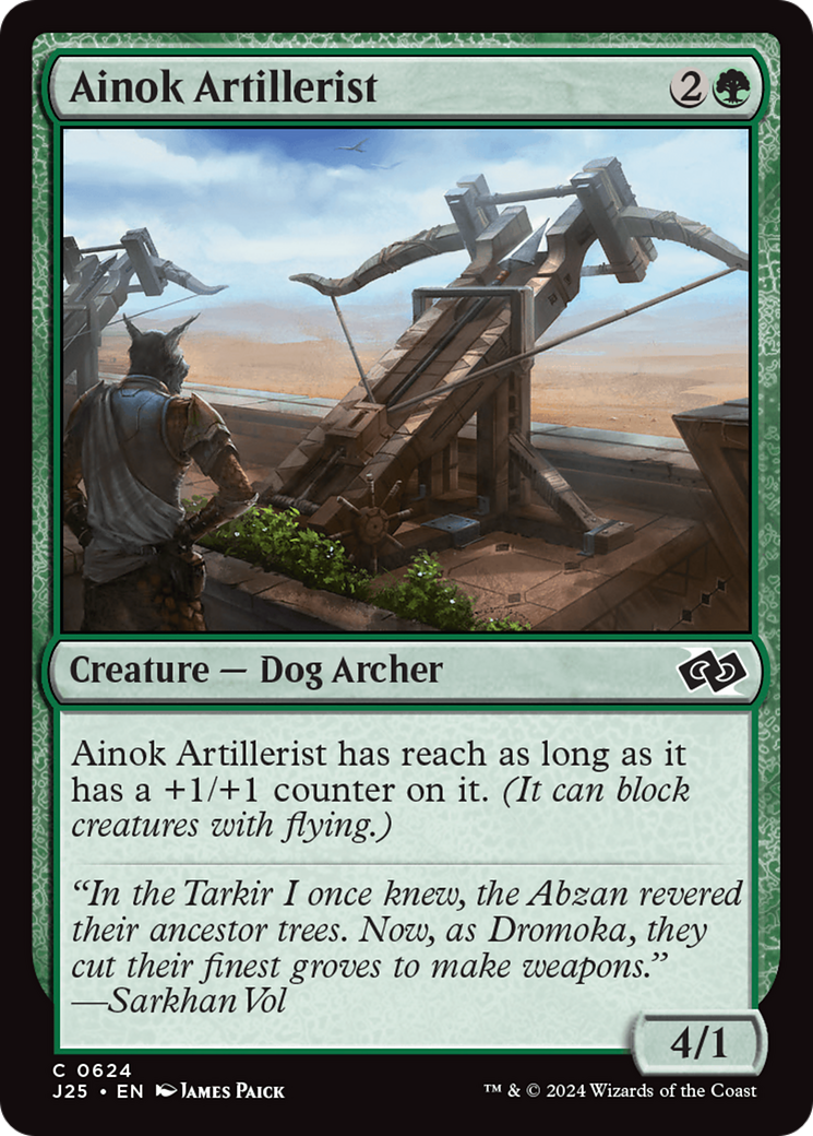 Ainok Artillerist (J25-624) [Foundations Jumpstart]