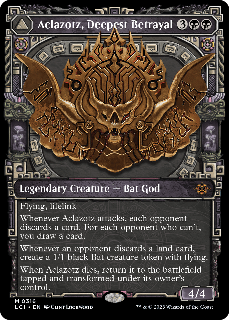 Aclazotz, Deepest Betrayal (Showcase) (LCI-316) [The Lost Caverns of Ixalan]