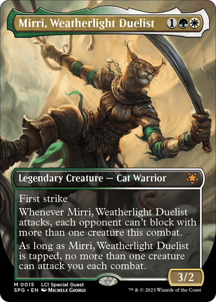 Mirri, Weatherlight Duelist (SPG-015) [Special Guests] (Borderless)