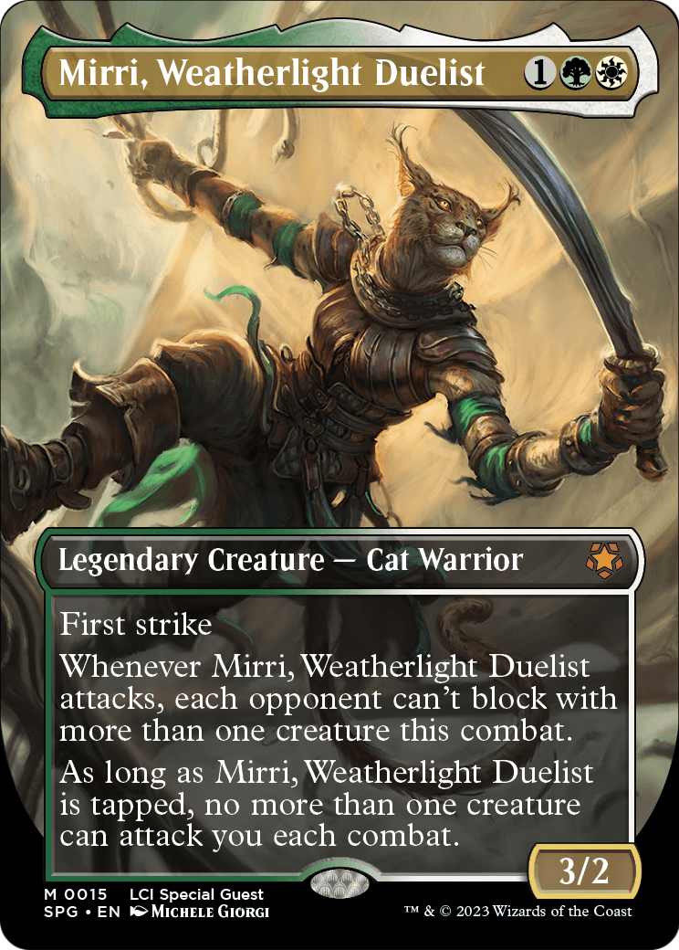 Mirri, Weatherlight Duelist (Borderless) (SPG-015) [Special Guests] Foil