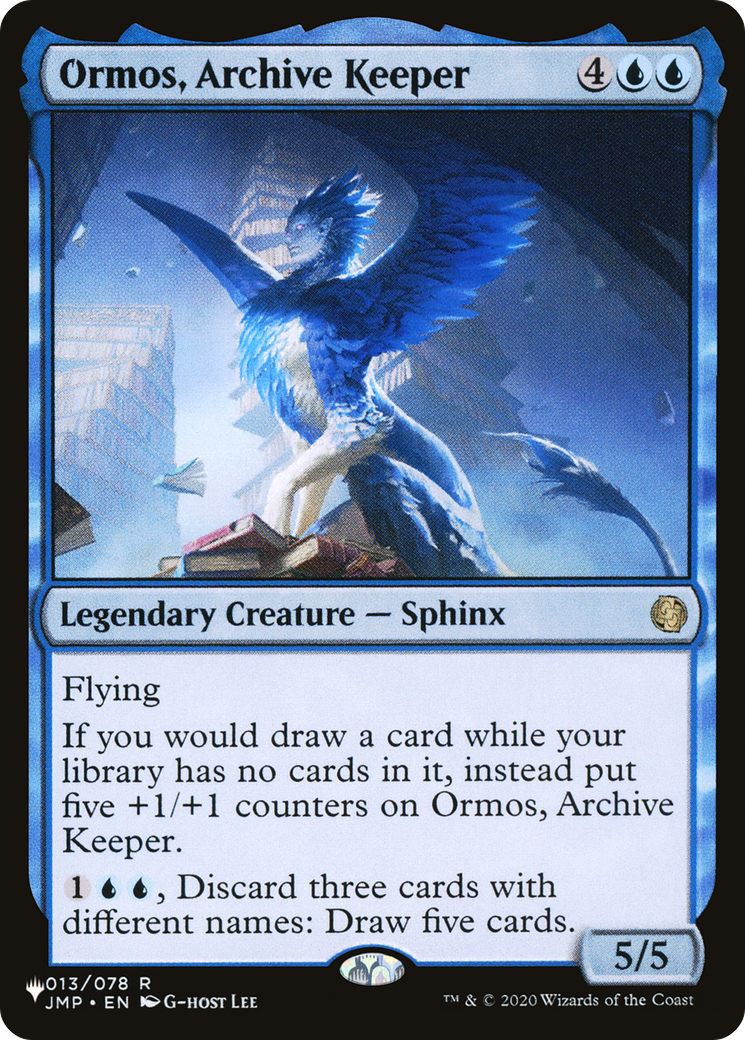 Ormos, Archive Keeper (LIST-JMP-13) [The List]