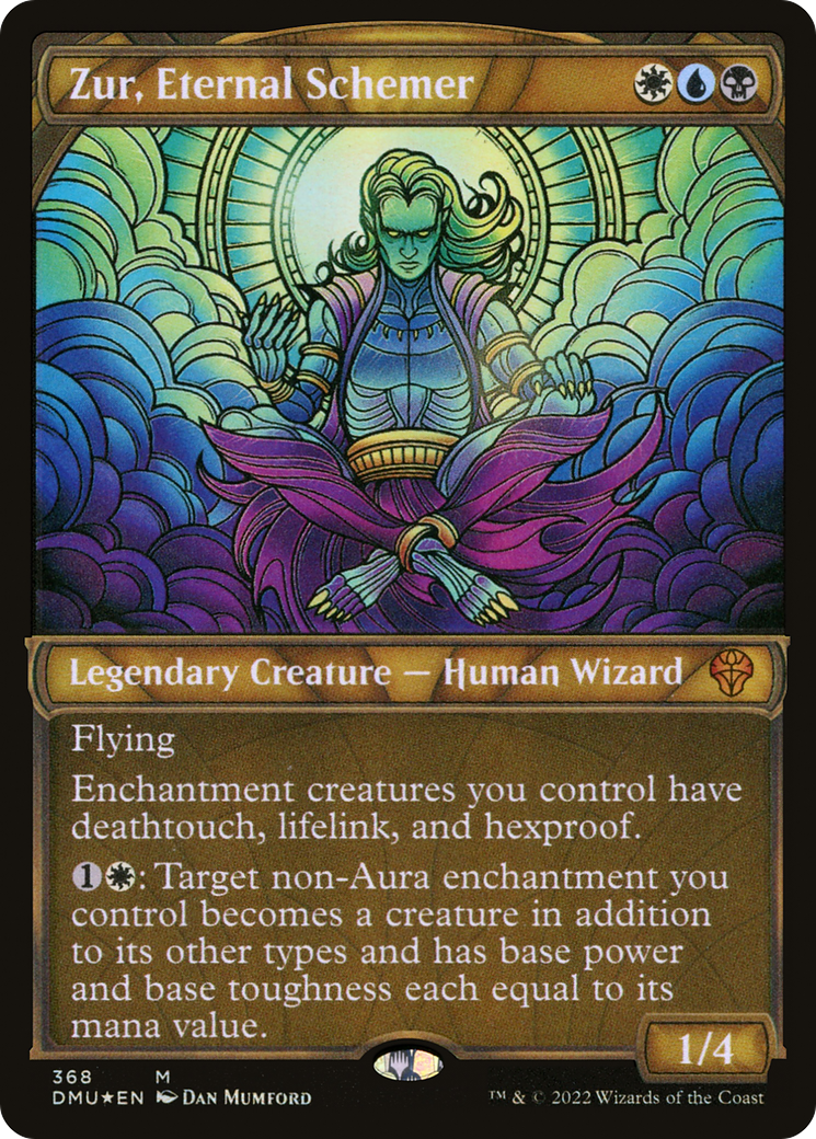 Zur, Eternal Schemer (DMU-368) [Dominaria United]: (Showcase) Foil