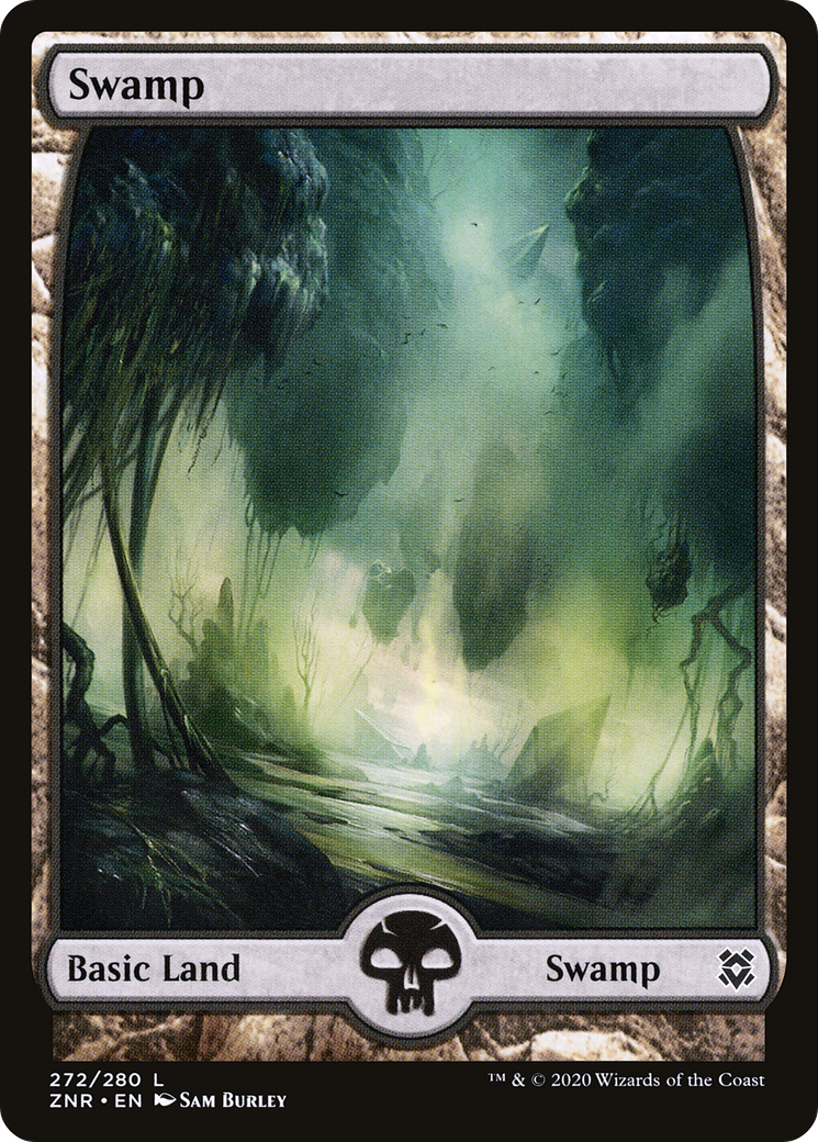 Swamp (272) - Full Art (ZNR-272) [Zendikar Rising]