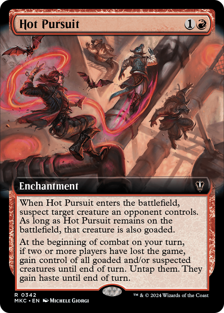 Hot Pursuit (MKC-342) [Murders at Karlov Manor Commander]: (Extended Art)
