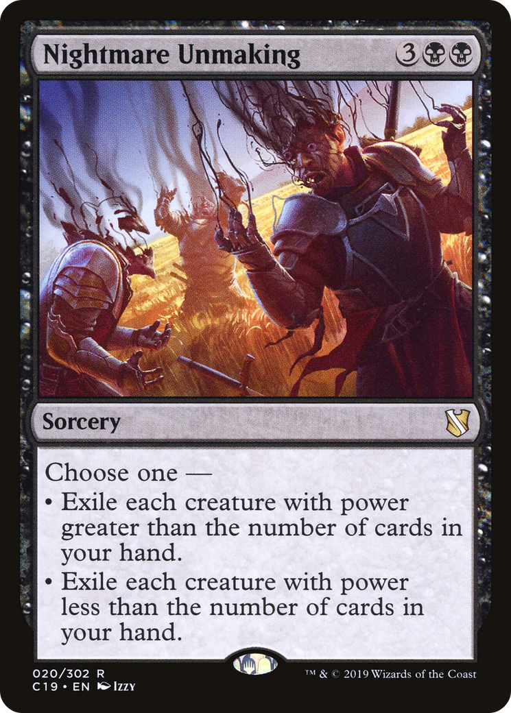 Nightmare Unmaking (C19-020) [Commander 2019]