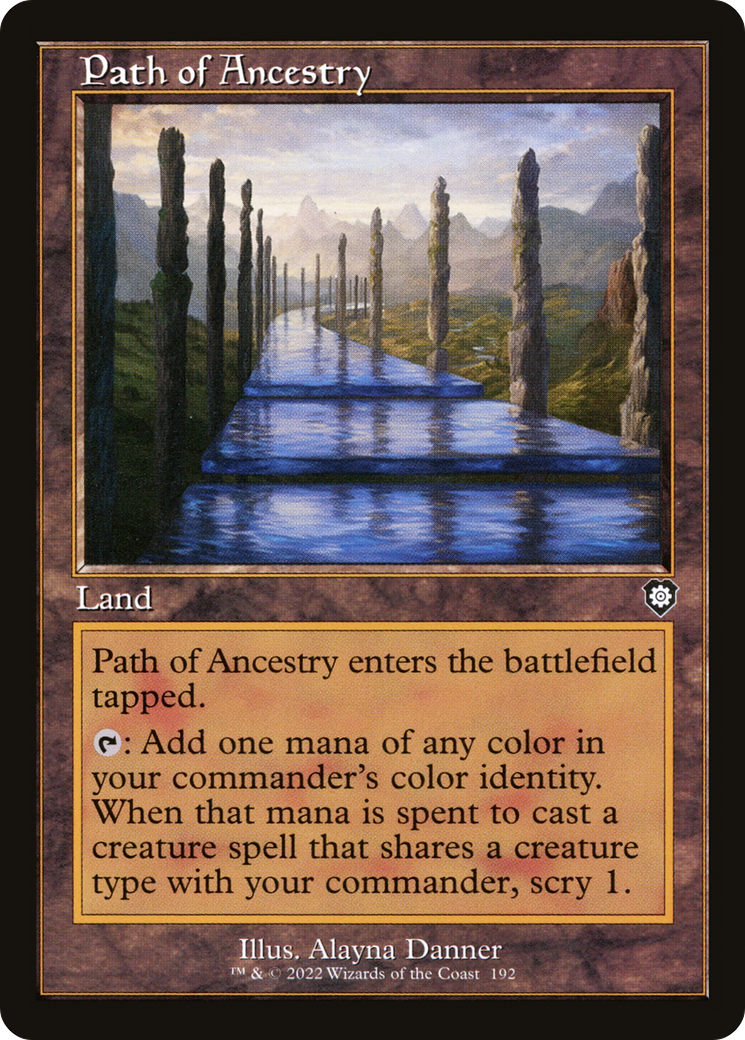 Path of Ancestry (Retro Frame) (BRC-192) [The Brothers' War Commander]