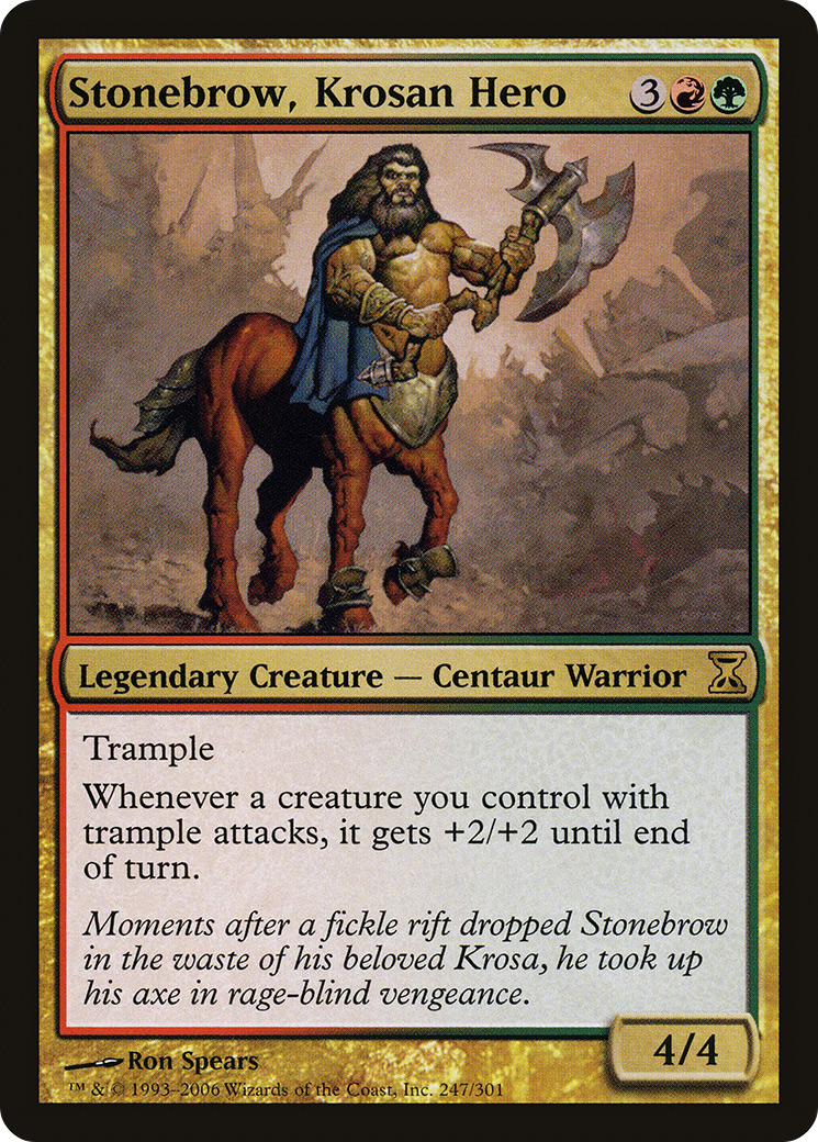 Stonebrow, Krosan Hero (TSP-247) [Time Spiral]