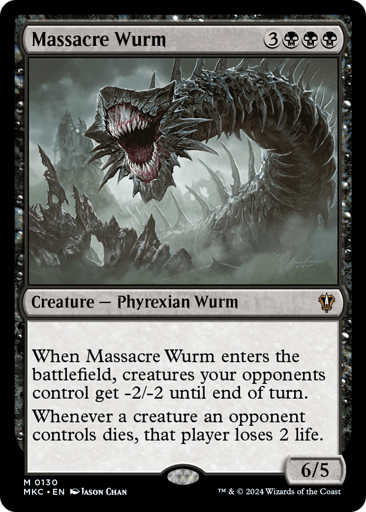 Massacre Wurm (MKC-130) [Murders at Karlov Manor Commander]